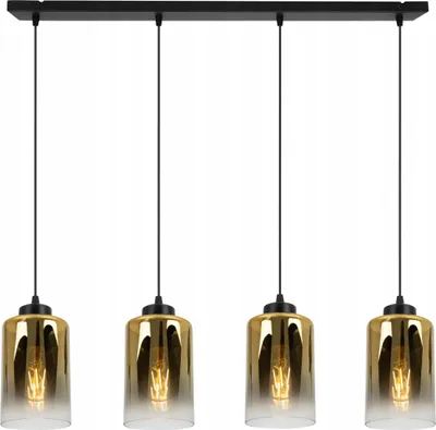 Obrázok produktu pre Moderná elegantná závesná lampa so skleneným tienidlom