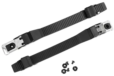Produktbild von Kizer Supreme Schnallenset, komplett, silber, links/rechts – 20 cm