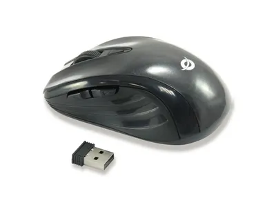 Produktbild von CONCEPTRONIC Optical Wireless 6-Tasten Travel USB Maus sw