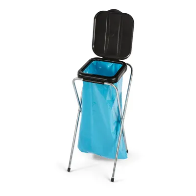 Image de Support pour sacs poubelle de 130 litres, pliable, galvanisé