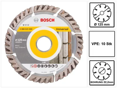 Image de BOSCH 2608615060 BOSCH Disques à tronçonner diamantés PRO Multi Material