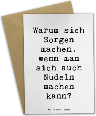 Produktbild von Mr. & Mrs. Panda Beileidskarte Spruch Gelassenheit in Krisen - Weiß - Geschenk, Zitat, Gefühl, Entspannung, weihnachtskarten, Grußkarte, dankeskarten, positive Botschaft