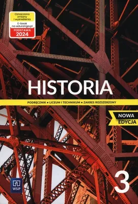 Image de WSiP Historia. NOWA EDYCJA. Podręcznik. Klasa 3. Zakres rozszerzony, Edukacyjny, Polski, Broszurowa okładka, 600 stron(y)