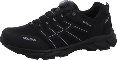 Image de Chaussures de randonnée unisexes Skogan Skallas, noir, taille 44