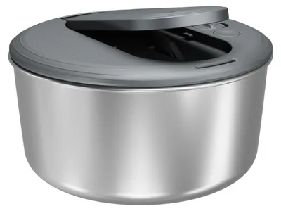 Produktbild von Zyliss E940027, Pumpe, Grau, Edelstahl, Acrylnitril-Butadien-Styrol (ABS), Kunststoff, Polypropylen (PP), Silikon, Edelstahl, Rund, 1 Stück(e), 230 mm