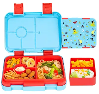 Produktbild von Omgoods – Lunchbox für Kinder – Kleine Lunchbox mit 6 Fächern, BPA-frei und auslaufsicher