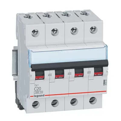 Produktbild von Legrand TX3, Miniatur-Leistungsschalter, Typ C, IP20, 240 - 415 V
