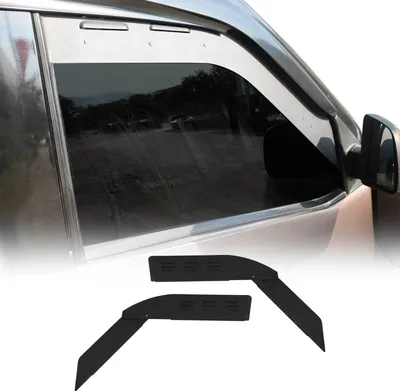 Produktbild von OMAC Lüftungsgitter Be & Entlüftung für VW Transporter T5 2003-2015 Alu Schwarz 2tlg