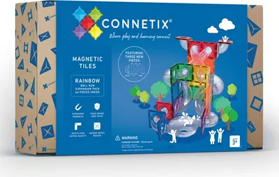 Immagine prodotto di Piastrelle magnetiche Set magnetico 66 pezzi circuito di marmo - Marble run