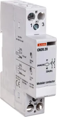 Zdjęcie produktu dla Stycznik modułowy 20A 2NO 0R 24VAC/DC CN2020024