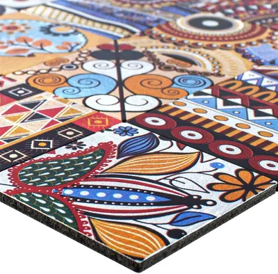 Produktbild von Metall Retro Mosaik Fliesen AyBatur Selbstklebend Bunt
