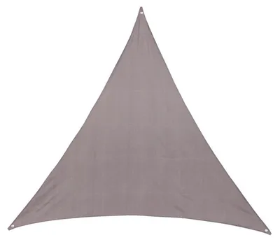 Image de Toile solaire triangle "Anori" - 300 x 300 x 300 cm - Polyester - Taupe