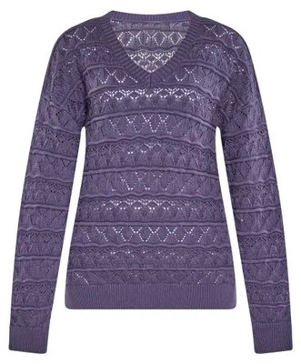 Image de Pull Gaya pour femmes - violet, S