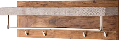 Produktbild von home24 Wandgarderobe - Akazie Massiv