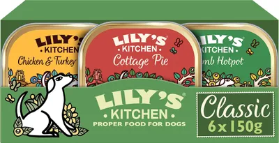 Productafbeelding van Lily's Kitchen droogvoer voor volwassen honden, 6 porties (6 x 150g)