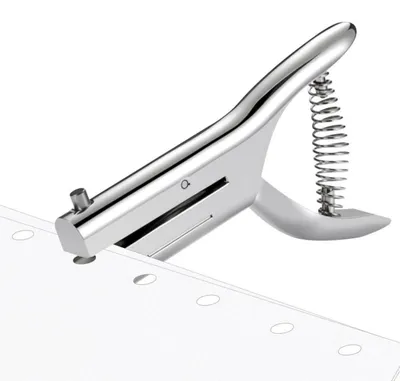 Immagine prodotto di Lochzange per carta, forma circolare, diametro 6 mm, realizzata in lega di zinco, profondità di punzonatura: 53 mm