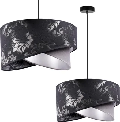 Image de Suspension Glamour Noir – Élégant lustre suspendu Plafonnier pour salon et salle à manger