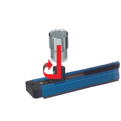 Produktbild von GEDORE SL 3014 Steckleiste 3/8" magnetisch, 480 mm, 14Steckplätze, 1761099