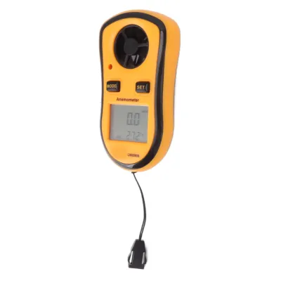 Obrázek produktu pro Digitální anemometr, ruční anemometr, ruční digitální anemometr, přenosný anemometr, kapesní anemometr, kapesní měřič větru, kapesní měřič rychlosti větru