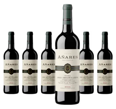 Produktbild von 6 x Bodegas Olarra Anares Crianza Rioja DOC