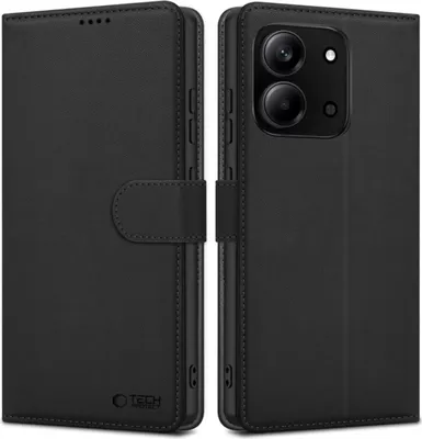 Image de Étui Tech Protect Wallet compatible avec Xiaomi Redmi 15C Noir