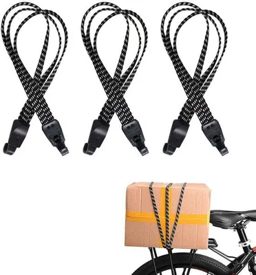 Image de Sangles élastiques 3 en 1 pour motos et sacs à dos