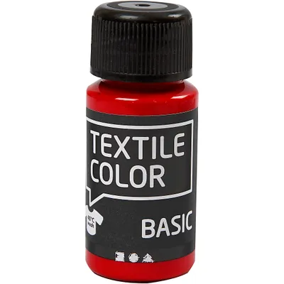 Produktbild von Creativ Company Textile Color, 50 ml, Rot, Waschbar, 1 Stück(e)