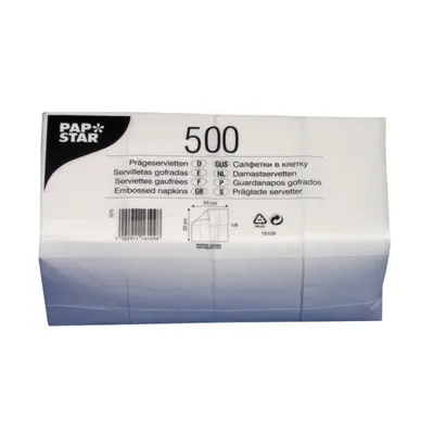 Immagine prodotto di PAPSTAR 16109 - Weiß - Seidenpapier - Monocromatico - 17 g/m² - 330 mm - 330 mm