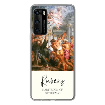 Produktbild von MuchoWow® Handyhülle Schutzhülle Hülle für Huawei P40 Barock - Kunst - Rubens Silikon Softcase Handy Hülle - Handytasche