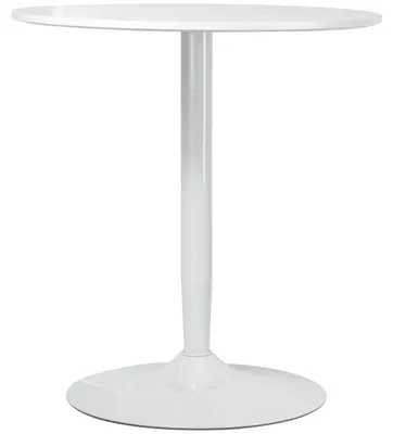 Obrázok produktu pre Okrúhly jedálenský stôl pre 2 osoby | Farba: biela | Rozmery: 70x70x75 cm