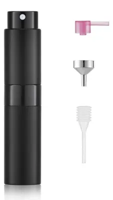 Produktbild von Parfum Zerstäuber für Unterwegs 8ml Nachfüllbar Schwarz
