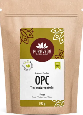 Produktbild von Puraveda OPC Traubenkernextrakt Pulver 100g