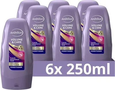 Produktbild von 6x Andrelon Conditioner – Volumen & Pflege 250 ml