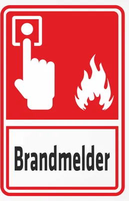 Produktbild von INDIGOS UG - Aufkleber - Sicherheit - Brandmelder - Kombi - 800x600 mm