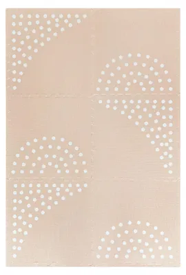 Image de Tapis puzzle éducatif motif de points 6 pièces