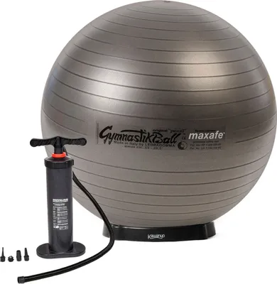 Produktbild von Original Pezzi® Gymnastikball MAXAFE m. Standpumpe u. Ballschale - anthra