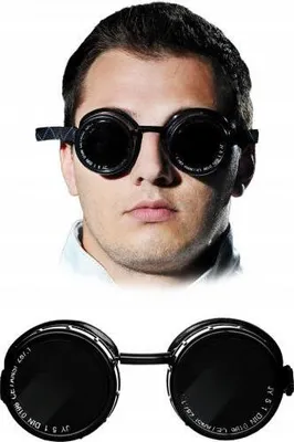 Produktbild von Runde Schweißerbrille Schutzbrille