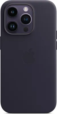 Produktbild von Apple iPhone 14 Pro Hülle - Echtleder - Hard Case, Backcover - Dunkelblau