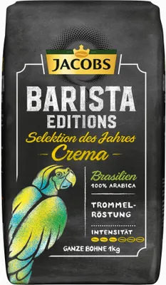Produktbild von Jacobs Barista Editions Selektion des Jahres Brasilien, Bohnenkaffee, ganze Bohnen, Röstkaffee, Kaffeebohnen, 1000 g