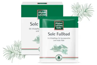 Produktbild von Allgäuer Latschenkiefer Sole Fußbad, 10 St. Beutel