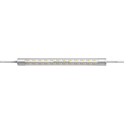 A linear LED light bar with multiple small LED lights.