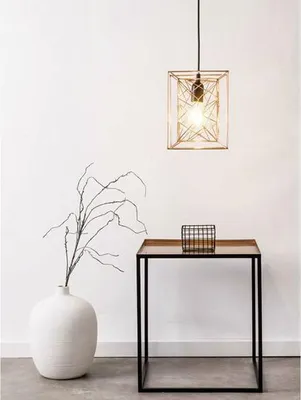 Produktbild von Brilliant Pendelleuchte Kago Kupfer Käfig Schwarz max. 60W E27 ohne Leuchtmittel kürzbar
