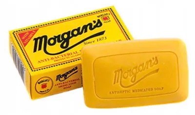 Produktbild von Morgan's - Anti-Bacterial Soap - Antibakterielle Seife Für Gesicht Und Körper Mit Vitamin E 80 G