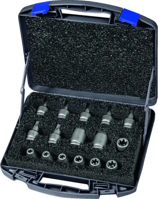 Image de ASW Jeu de douilles Torx 1/2" 16 pièces, 4050623802341
