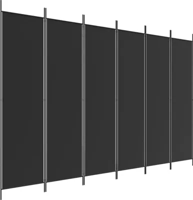 Immagine prodotto di vidaXL Paravento a 6 ante, nero, 300x200 cm, in tessuto