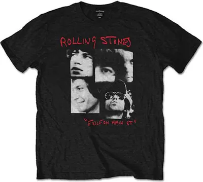 Produktbild von The Rolling Stones Photo Exile Black L T-Shirt