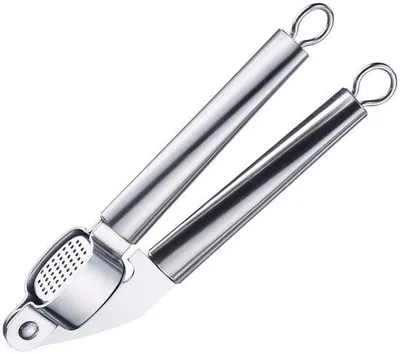 Produktbild von Famanu Knoblauchpresse mit herausnehmbarem Einsatz – 20 cm, Edelstahl