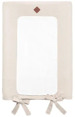Image de Housse pour matelas à langer Jeanne - 70 x 50 cm - Beige | par SEVIRA KIDS