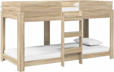 Obrázok produktu pre vidaXL Poschodová posteľ pre deti Sonoma dub 90 x 200 cm drevený materiál
