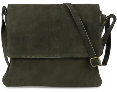 Produktbild von Italienische Damenledertasche aus Wildleder B5